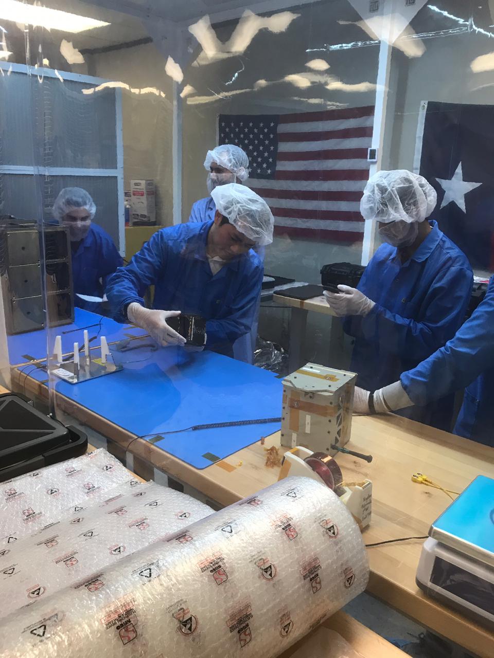 Building satellites
