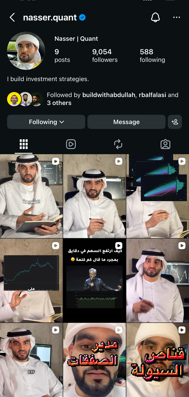 @nasser.quant, verified, 9,054 followers