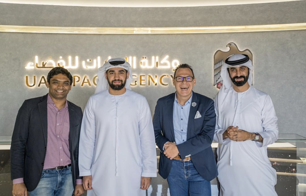 With the UAE Space Agency